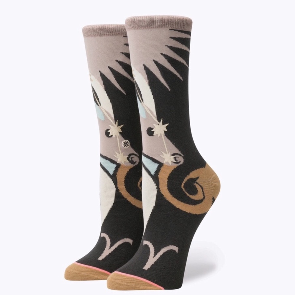 🎁GIFT IDEAS🎁 M/Aries/Zodiac Crew Socks